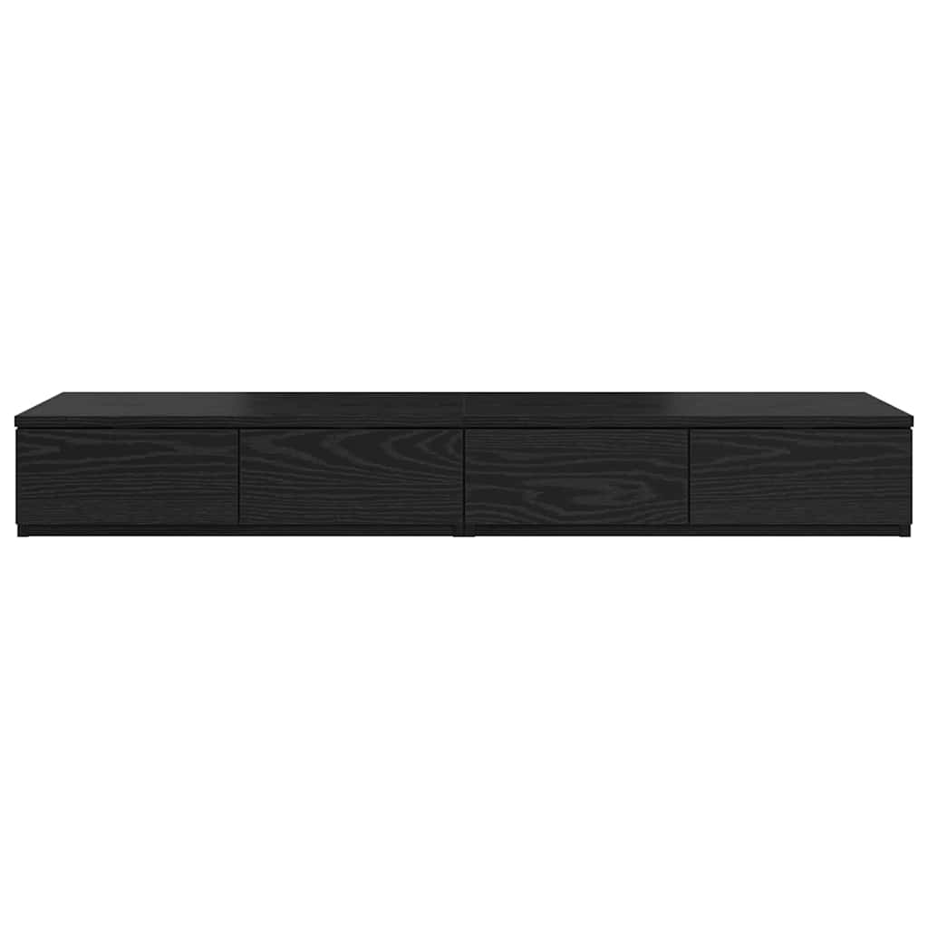 Bed Drawers Black Oak 120 x 36.5 x 16.5 cm Engineered Wood