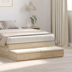 Bed Drawers Sonoma Oak 120 x 36.5 x 16.5 cm Engineered Wood