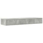Bed Drawers Concrete Grey 120 x 36.5 x 16.5 cm Engineered Wood