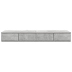 Bed Drawers Concrete Grey 120 x 36.5 x 16.5 cm Engineered Wood