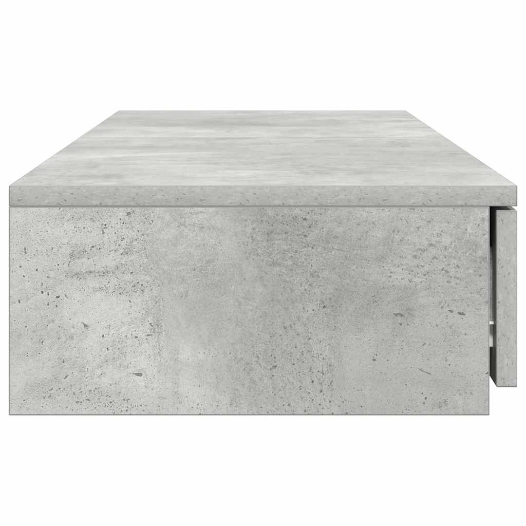 Bed Drawers Concrete Grey 120 x 36.5 x 16.5 cm Engineered Wood
