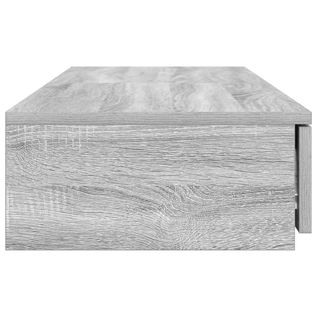 Bed Drawers Grey Sonoma 120 x 36.5 x 16.5 cm Engineered Wood