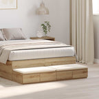 Bed Drawers Artisan Oak 120 x 36.5 x 16.5 cm Engineered Wood