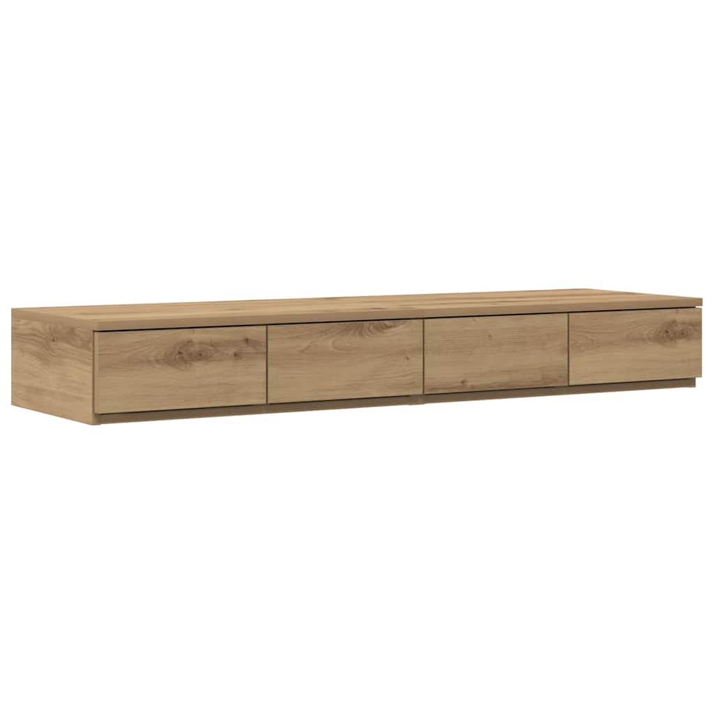 Bed Drawers Artisan Oak 120 x 36.5 x 16.5 cm Engineered Wood