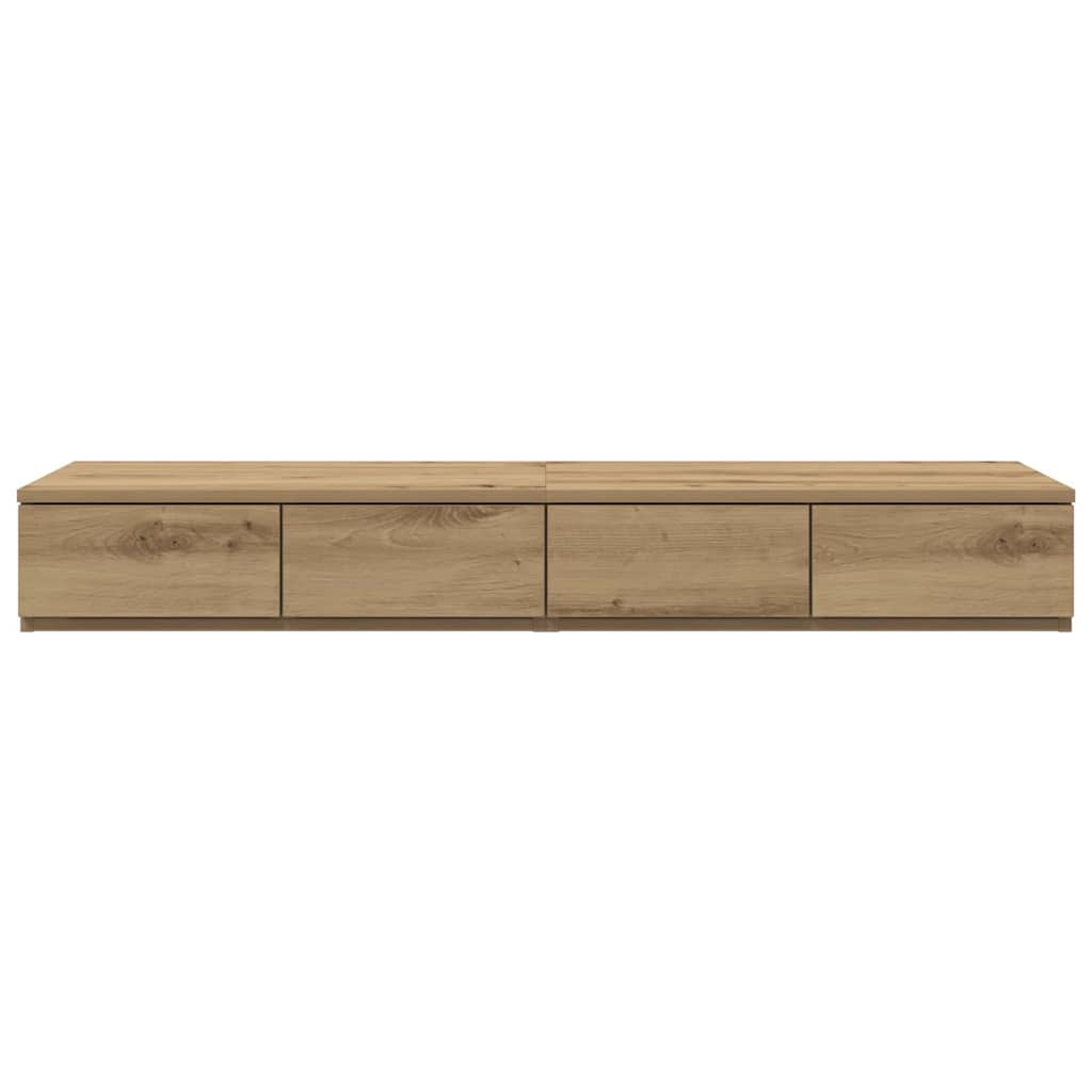 Bed Drawers Artisan Oak 120 x 36.5 x 16.5 cm Engineered Wood
