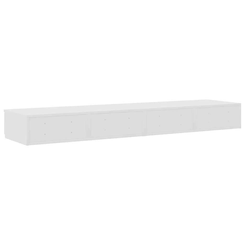 Bed Drawers White 140 x 36.5 x 16.5 cm Engineered Wood