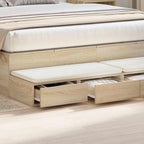 Bed Drawers Sonoma Oak 140 x 36.5 x 16.5 cm Engineered Wood