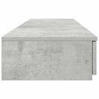 Bed Drawers Concrete Grey 140 x 36.5 x 16.5 cm Engineered Wood
