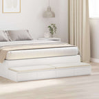 Bed Drawers White 150 x 36.5 x 16.5 cm Engineered Wood
