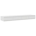 Bed Drawers White 150 x 36.5 x 16.5 cm Engineered Wood