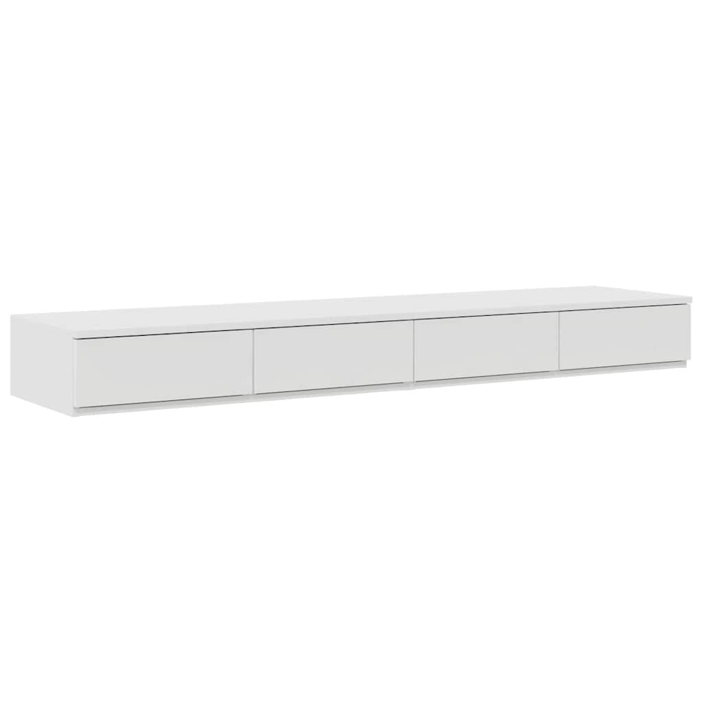 Bed Drawers White 150 x 36.5 x 16.5 cm Engineered Wood
