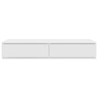 Bed Drawers White 75 x 36.5 x 16.5 cm Engineered Wood