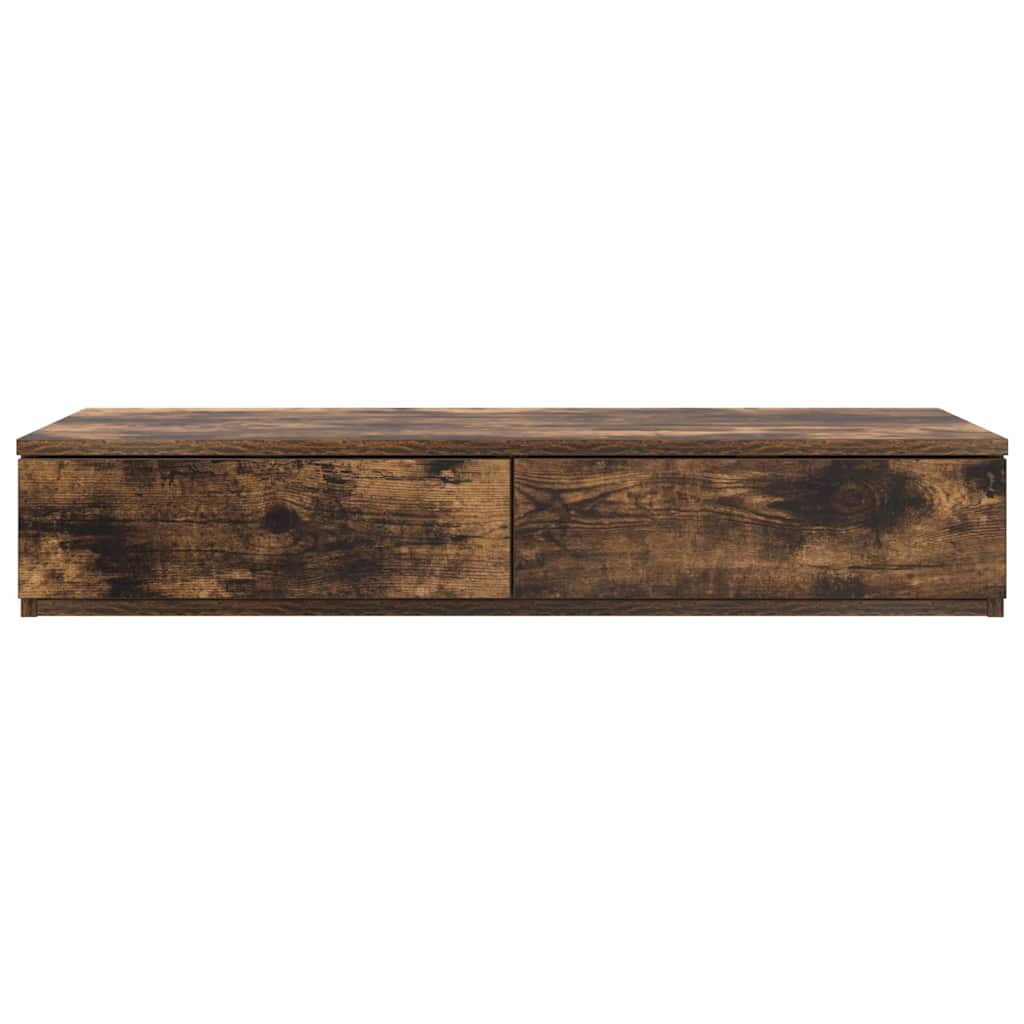Bed Drawers Smoked Oak 75 x 36.5 x 16.5 cm Engineered Wood