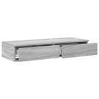 Bed Drawers Grey Sonoma 75 x 36.5 x 16.5 cm Engineered Wood
