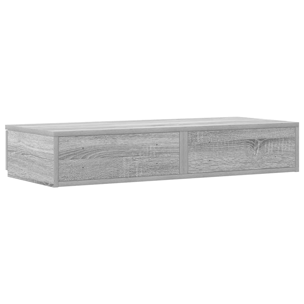 Bed Drawers Grey Sonoma 75 x 36.5 x 16.5 cm Engineered Wood