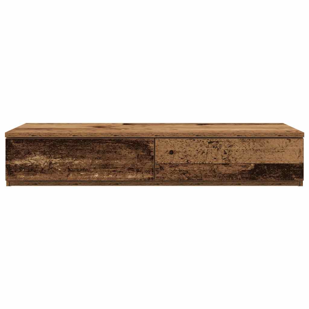 Bed Drawers Old Wood 75 x 36.5 x 16.5 cm Engineered Wood
