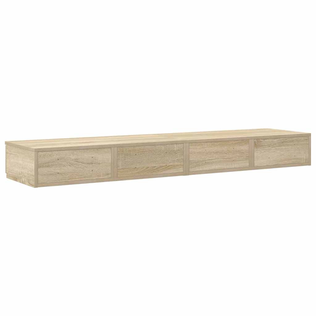 Bed Drawers Sonoma Oak 160 x 36.5 x 16.5 cm Engineered Wood