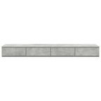 Bed Drawers Concrete Grey 160 x 36.5 x 16.5 cm Engineered Wood