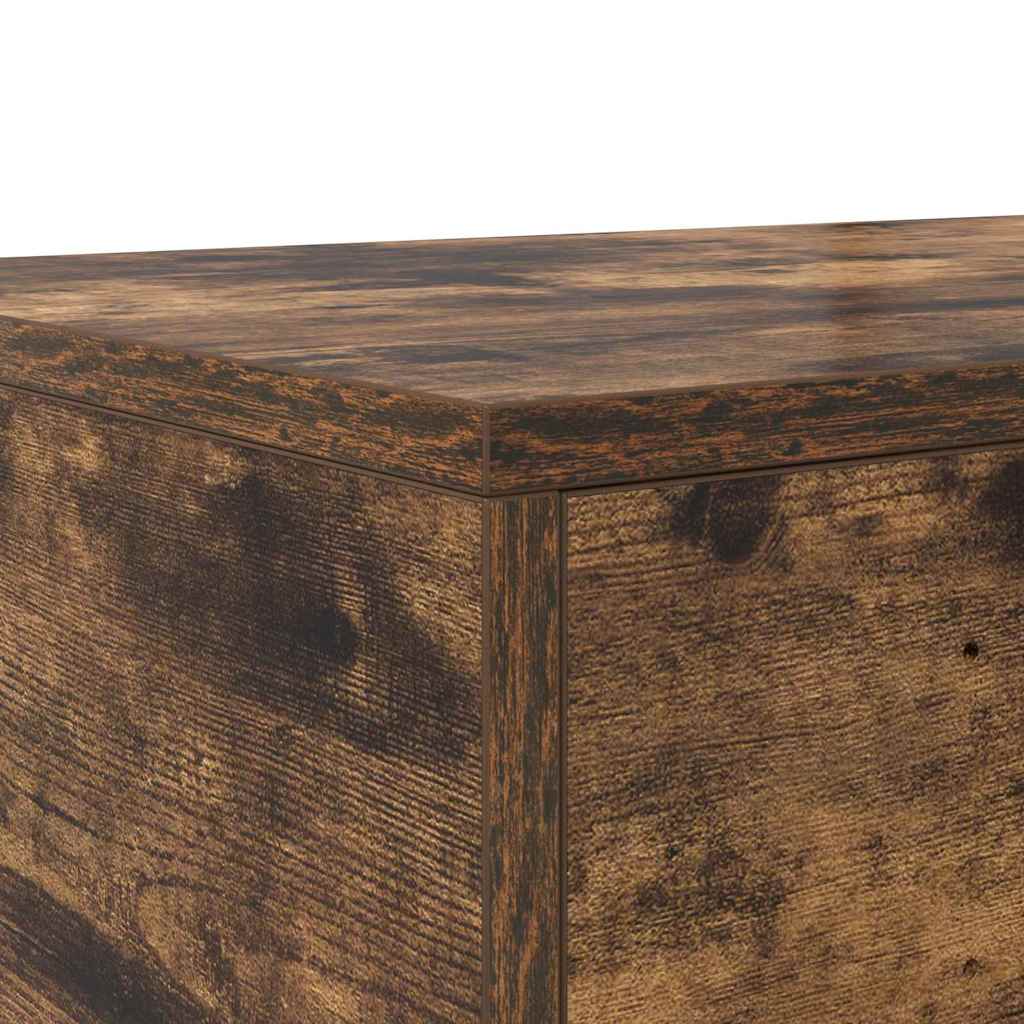 Bed Drawers Smoked Oak 160 x 36.5 x 16.5 cm Engineered Wood