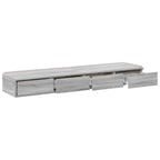 Bed Drawers Grey Sonoma 160 x 36.5 x 16.5 cm Engineered Wood