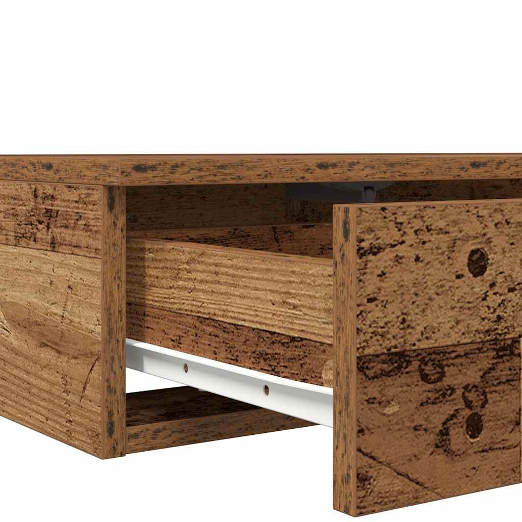 Bed Drawers Old Wood 160 x 36.5 x 16.5 cm Engineered Wood