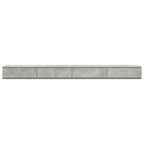 Bed Drawers Concrete Grey 180 x 36.5 x 16.5 cm Engineered Wood