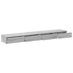 Bed Drawers Grey Sonoma 180 x 36.5 x 16.5 cm Engineered Wood