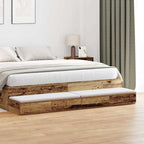 Bed Drawers Old Wood 180 x 36.5 x 16.5 cm Engineered Wood