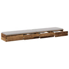 Bed Drawers Old Wood 180 x 36.5 x 16.5 cm Engineered Wood