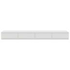 Bed Drawers White 135 x 36.5 x 16.5 cm Engineered Wood