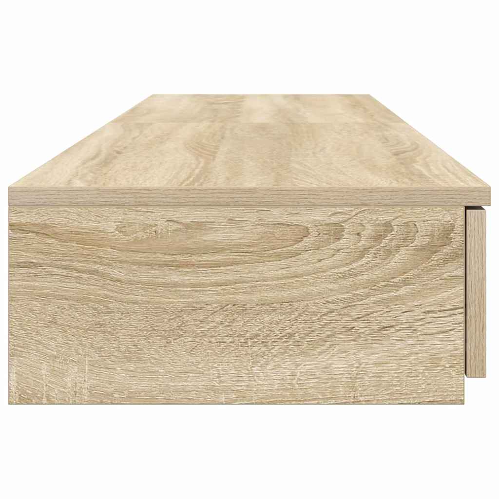 Bed Drawers Sonoma Oak 135 x 36.5 x 16.5 cm Engineered Wood