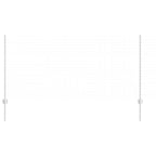 Fence Post 22 pcs Silver 160 cm Steel