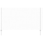 Fence with Post Silver 1.4 x 10 m Steel