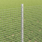 Fence with Post Silver 0.6 x 50 m Steel