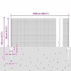 Fence with Post Silver 0.8 x 50 m Steel