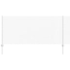 Fence with Post Silver 1 x 50 m Steel