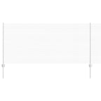 Fence with Post Silver 1 x 50 m Steel