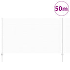 Fence with Post Silver 1.4 x 50 m Steel