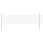 Fence with Post Silver 0.5 x 100 m Steel