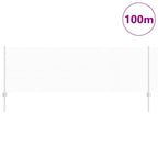 Fence with Post Silver 0.8 x 100 m Steel