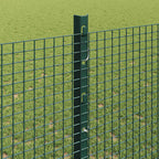 Fence with Post Green 1.2 x 10 m Steel and PVC