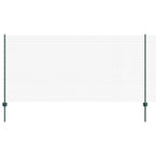 Fence with Post Green 1.2 x 10 m Steel and PVC