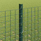 Fence with Post Green 1.2 x 10 m Steel and PVC