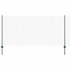 Fence with Post Green 1.2 x 10 m Steel and PVC