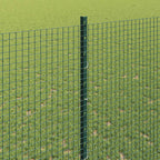 Fence with Post Green 1.4 x 10 m Steel and PVC