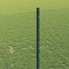 Fence with Post Green 1 x 50 m Steel and PVC