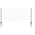 Fence with Post Green 1 x 50 m Steel and PVC