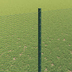 Fence with Post Green 1.6 x 50 m Steel and PVC