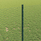 Fence with Post Green 1 x 100 m Steel and PVC