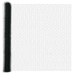 Fence with Post Green 1.5 x 100 m Steel and PVC